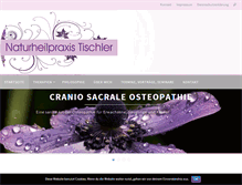 Tablet Screenshot of naturheilpraxis-tischler.de